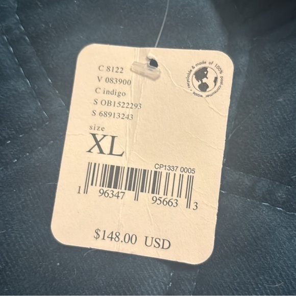 Free People NWT cropped paper bag/harem button front pant. - Picture 4 of 4